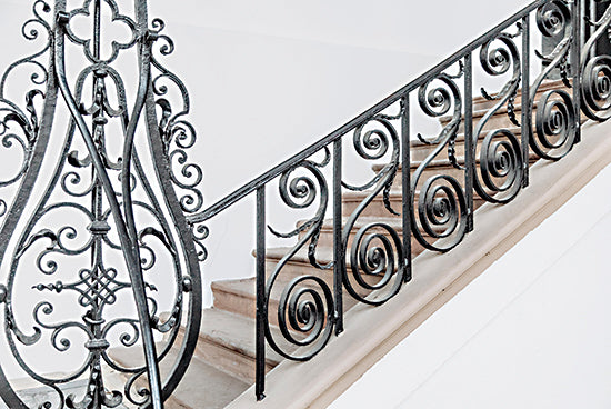 Jennifer Rigsby RIG123 - RIG123 - Step into Beautiful - 18x12 Photography, Staircase, Scrolled Ironwork from Penny Lane