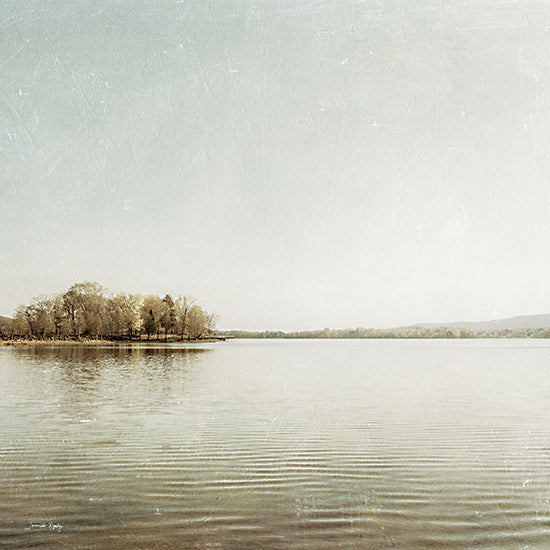 Jennifer Rigsby RIG243 - RIG243 - The Island - 12x12 River, Photography, Landscape, Trees, Island, Sky from Penny Lane