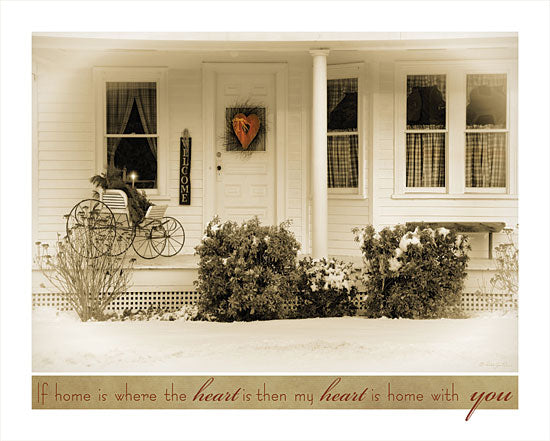 Robin-Lee Vieira RLV234 - My Heart is Home With You - Front Porch, Snow, Winter, Country from Penny Lane Publishing