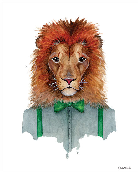 Rachel Nieman RN134 - RN134 - Lovely Lion - 12x16 Lion, Bowtie, Suspenders, Portrait from Penny Lane