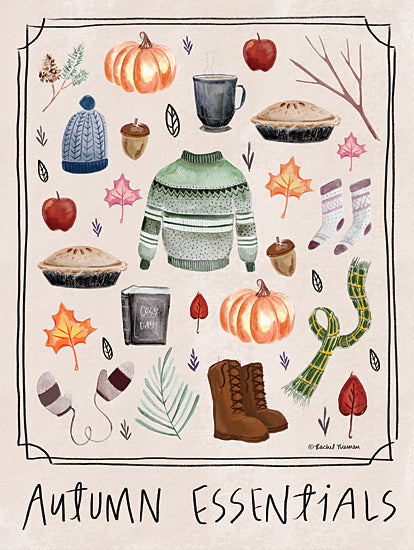 Rachel Nieman RN174 - RN174 - Autumn Essentials    - 12x16 Fall Icons, Autumn, Lodge, Pumpkins from Penny Lane