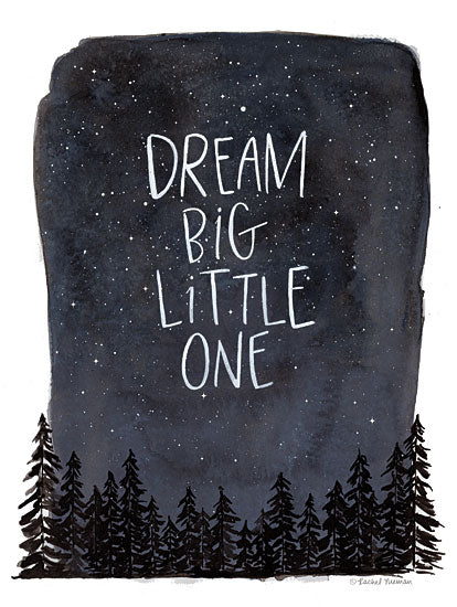 Rachel Nieman RN194 - RN194 - Dream Big Little One - 12x16 Dream Big Little One, Babies, Kid's Art, Trees, Motivational, Bedroom from Penny Lane