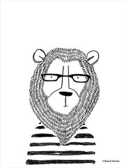 RN217 - Lion in Glasses - 12x16