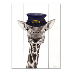 RN422PAL - Train Conductor Giraffe - 12x16