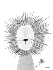 RN427 - Lion Line Drawing 2 - 12x16