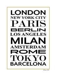 SB1058 - Fashion Cities    - 12x16