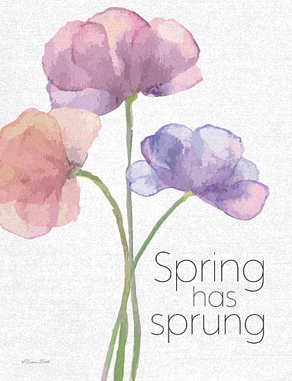 Susan Ball SB1061 - SB1061 - Spring Has Sprung - 12x16 Spring Has Sprung, Spring, Springtime, Flowers, Watercolor, Typography, Signs from Penny Lane