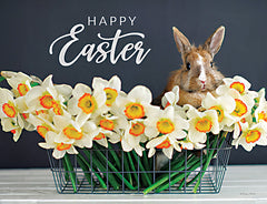 SB1150 - Happy Easter Bunny and Flowers - 16x12