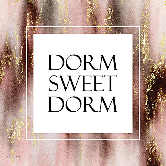 Susan Ball SB1171 - SB1171 - Dorm Sweet Dorm - 12x12 Tween, College, Dorm Sweet Dorm, Typography, Signs, Gold, Textual Art, School, Students from Penny Lane