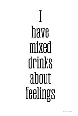 SB1402 - I Have Mixed Drinks about Feelings - 12x18
