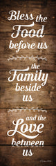 SB390A - Bless the Food Before Us - 12x36