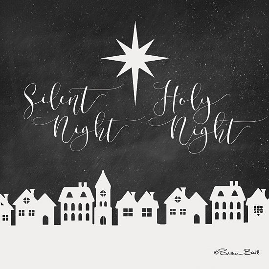 Susan Ball SB521 - Silent Night, Holy Night   - Nativity, Holiday, Homes, Typography, Star from Penny Lane Publishing