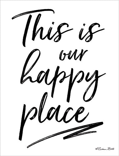 Susan Ball SB539 - This Is Our Happy Place  - Typography, Signs, Inspirational from Penny Lane Publishing