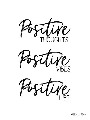 Susan Ball SB540 - Positive Life - Typography, Signs, Inspirational from Penny Lane Publishing