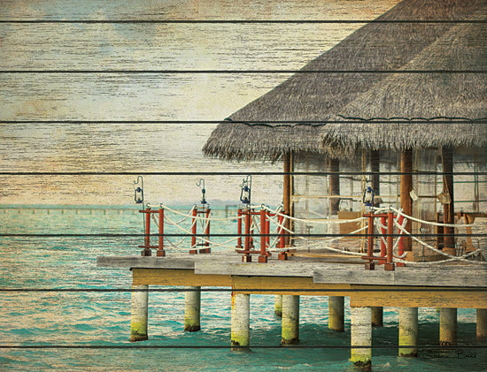 Susan Ball SB687 - SB687 - Vintage Beach Hut  - 16x12 Vintage, Photography, Beach Hut, Ocean, Nautical from Penny Lane