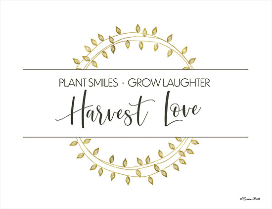 Susan Ball SB756 - SB756 - Harvest Love  - 18x12 Harvest Love, Wreath, Leaf Wreath, Signs from Penny Lane