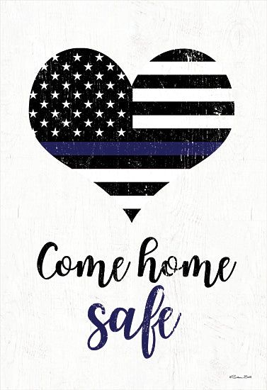 Susan Ball SB800 - SB800 - Come Home Safe - 12x18 Signs, Typography, Come Home Safe, American Flag, Heart, Military from Penny Lane