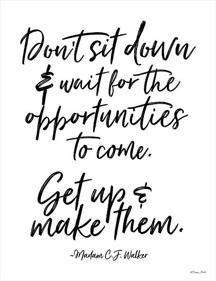 Susan Ball SB910 - SB910 - Make Opportunities - 12x16 Make Opportunities, Quote, Madam C.J. Walker, Tween, Motivational, Signs from Penny Lane