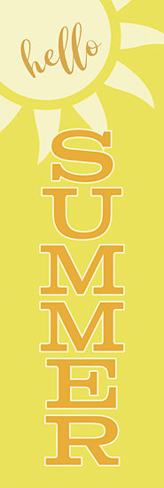 Susan Ball SB930A - SB930A - Hello Summer - 12x36 Summer, Sun, Hello, Typography, Signs, Yellow from Penny Lane