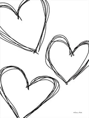 SB991 - Doodle Hearts - 12x16