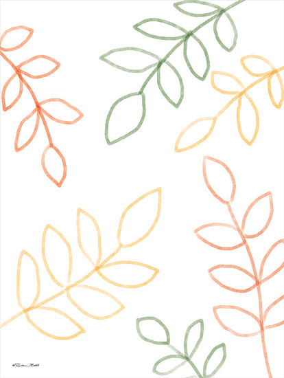 Susan Ball SB996 - SB996 - Colorful Leaves - 12x16 Leaves, Colorful Leaves, Fall, Nature from Penny Lane