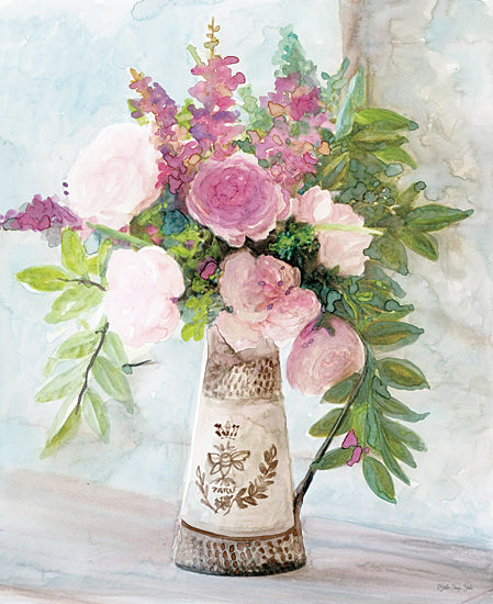 Stellar Design Studio SDS1021 - SDS1021 - Pink Florals 2 - 12x12 Flowers, Pink Flowers, Pitcher, Bouquet, Blooms, Cottage/Country from Penny Lane