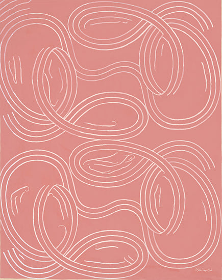 Stellar Design Studio SDS1363 - SDS1363 - Road to Nowhere - 12x16 Abstract, Pink, Swirls, Contemporary from Penny Lane