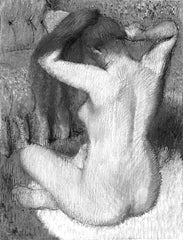 SDS1442 - Charcoal Nude 2 - 12x16
