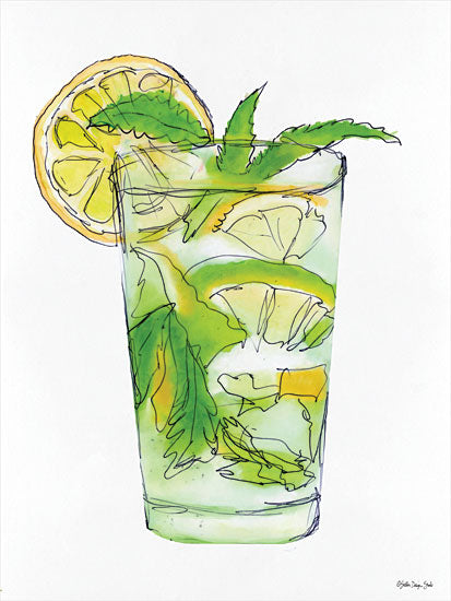 Stellar Design Studio SDS357 - SDS357 - Mint Julip - 12x16 Mint Julip, Cocktail, Lemon Slice from Penny Lane