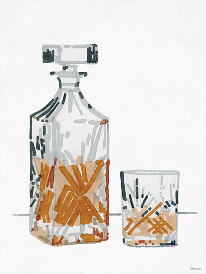Stellar Design Studio SDS361 - SDS361 - Vintage Decanter 2 - 12x16 Decanter, Vintage, Whiskey Glass from Penny Lane