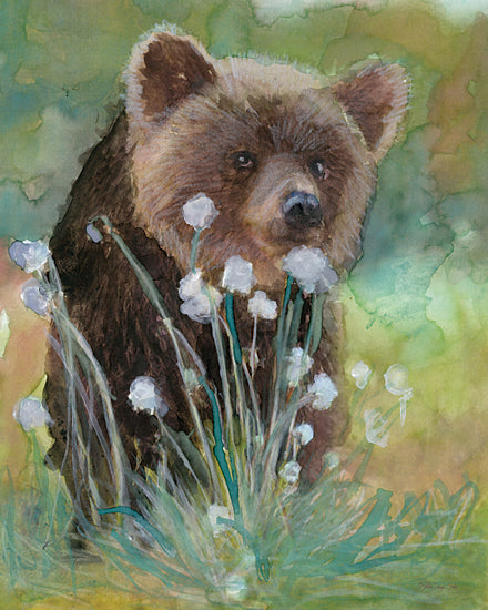 Stellar Design Studios SDS485 - SDS485 - Baby Brown Bear - 12x16 Bear, Cub, Baby Bear, Flowers, Meadow, Wildlife from Penny Lane