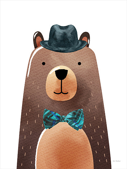 Seven Trees Design ST847 - ST847 - Mr. Bear - 12x16 Bear, Hat, Children, Cartoon from Penny Lane
