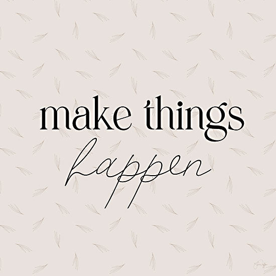 Yass Naffas Designs YND105 - YND105 - Make Things Happen - 12x12 Make Things Happen, Motivational, Tween, Typography, Signs from Penny Lane