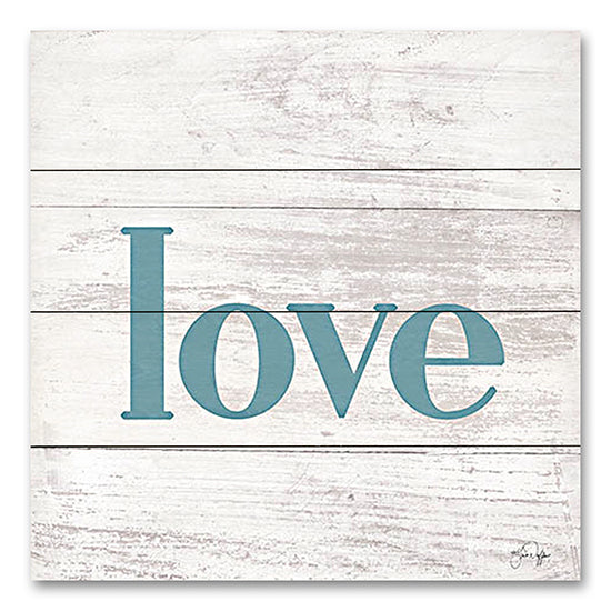 Yass Naffas Designs YND121PAL - YND121PAL - Love - 12x12 Love & Family, Love, Family, Signs, Typography, Blue & White from Penny Lane