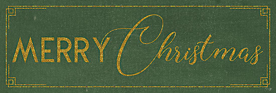 Yass Naffas Designs YND203 - YND203 - Elegant Merry Christmas - 18x6 Christmas, Holidays, Merry Christmas, Typography, Signs, Textual Art, Gold, Green, Winter from Penny Lane