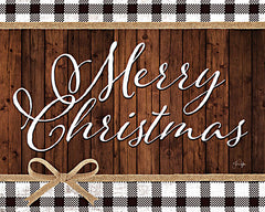 YND205 - Burlap Merry Christmas - 16x12