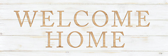 Yass Naffas Designs YND234 - YND234 - Welcome Home - 18x6 Inspirational, Welcome Home, Welcome, Typography, Signs, Textual Art, White, Gold, Wood Planks from Penny Lane