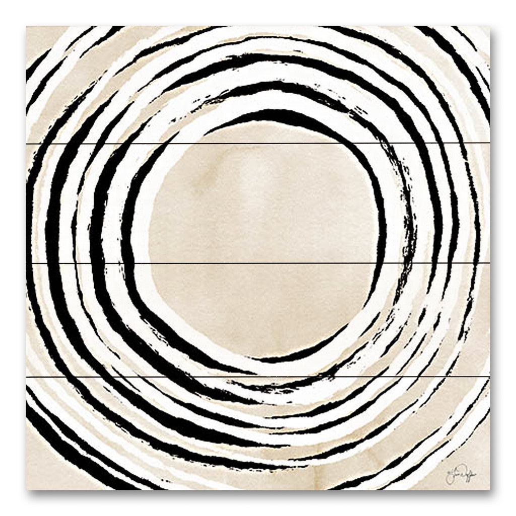 Yass Naffas Designs YND246PAL - YND246PAL - Beautiful Storm - 12x12 Abstract, Circles, Geometric Shapes, Black, White, Tan, Contemporary from Penny Lane