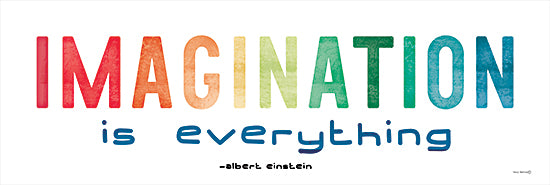 Yass Naffas Designs YND372 - YND372 - Imagination is Everything - 18x6 Children, Typography, Signs, Textual Art, Imagination is Everything, Albert Einstein, Quote, Inspirational, Rainbow Colors from Penny Lane