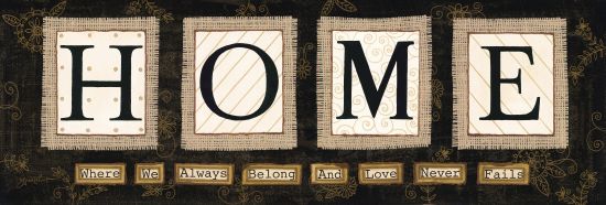 Annie LaPoint ALP1101B - Home Home, Love, Burlap, Signs, Patterns from Penny Lane