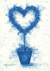 ALP1777 - Blue Heart Topiary