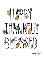 ALP1890 - Happy Thankful Blessed - 12x16