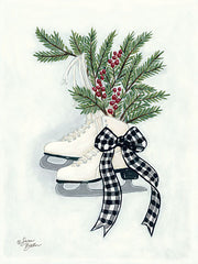 BAKE118 - Vintage Winter Ice Skates - 12x16