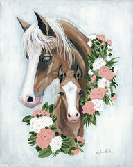 BAKE130 - Floral Ponies - 12x16