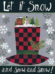 BER1266 - Let It Snow Snowman Hat - 12x16