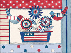 BER1312 - Patriotic Birds and Flowers - 16x12