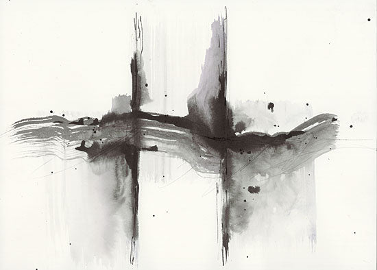 Britt Hallowell BHAR478 - Simplification Series III - 16x12 Abstract, Black, Purple from Penny Lane