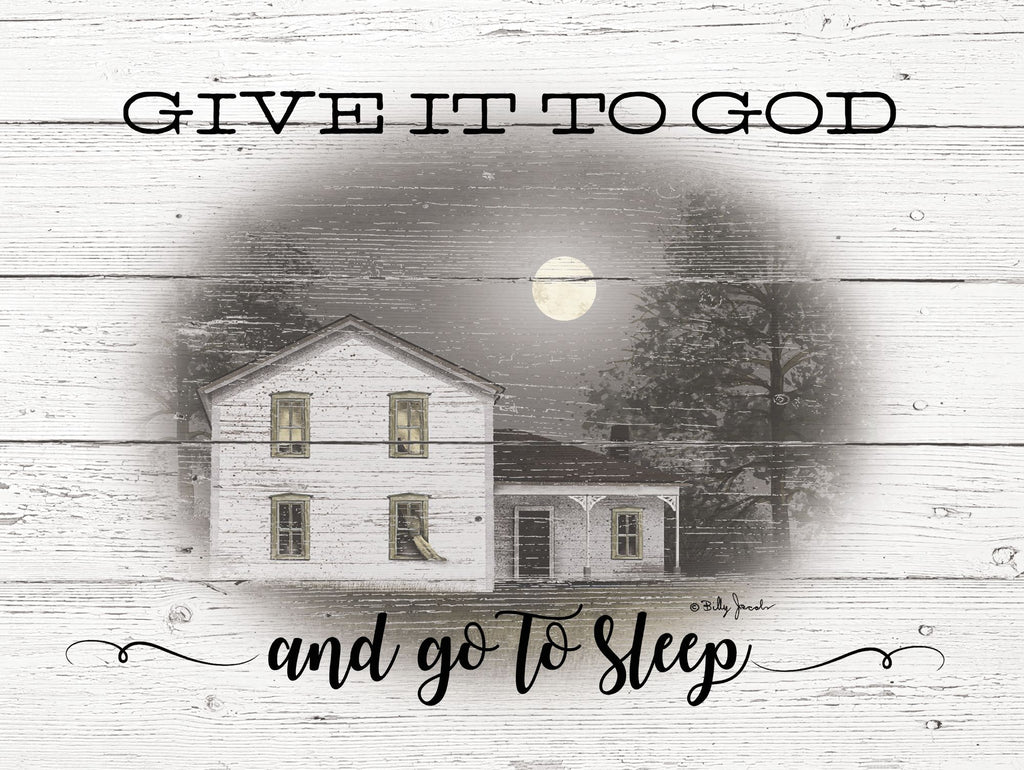 Billy Jacobs BJ1205 - BJ1205 - Give it to God - 16x12 Give it to God, Sleep, Nighttime, Moon, Home, Americana from Penny Lane
