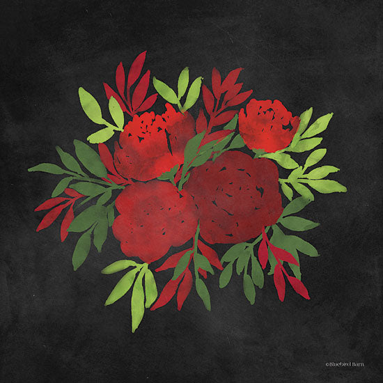 Bluebird Barn BLUE465 - BLUE465 - Red Flowers - 12x12 Red Flower, Floral, Botanical from Penny Lane