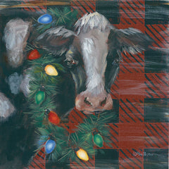 BR453 - Festive Cow - 12x12